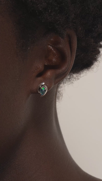Ashen Earrings