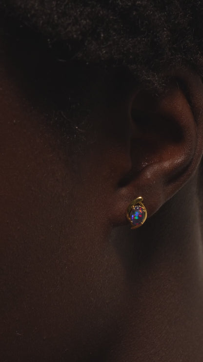 Ashen Earrings